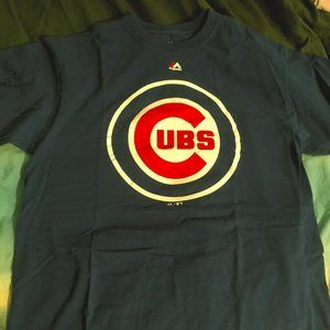 Blue Chicago Cubs shirt